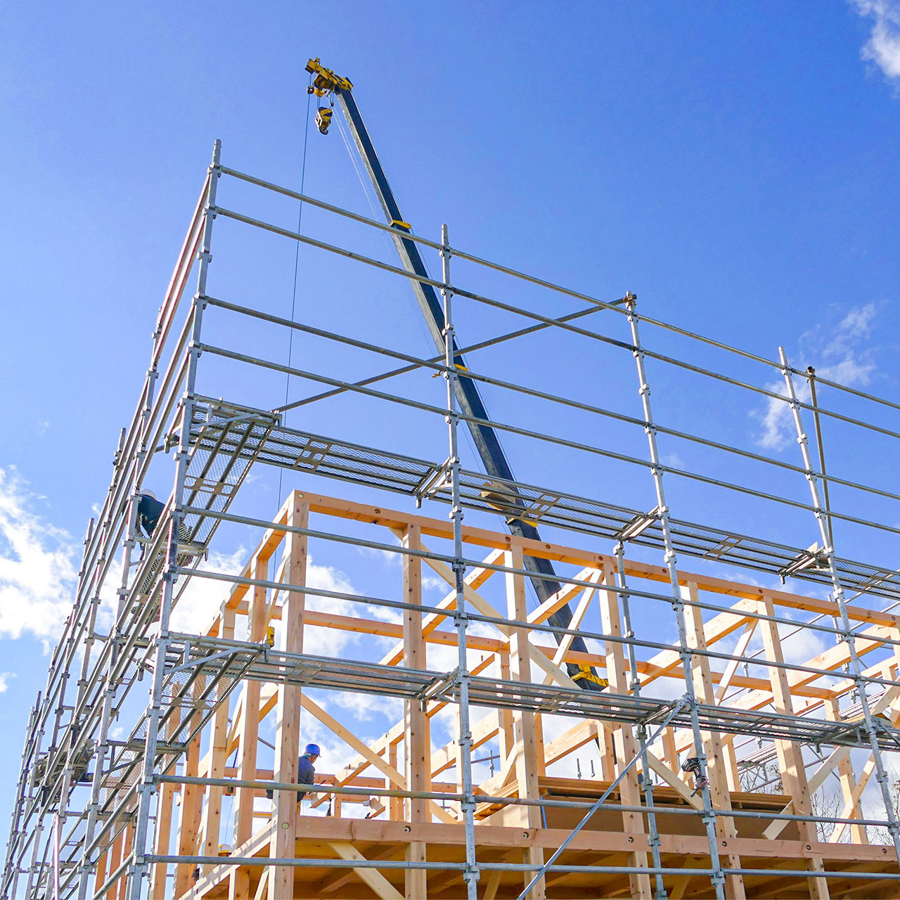 木造 建て方工事